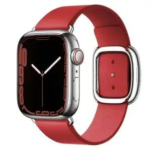 Modern Magnetic Buckle Style Leather Strap